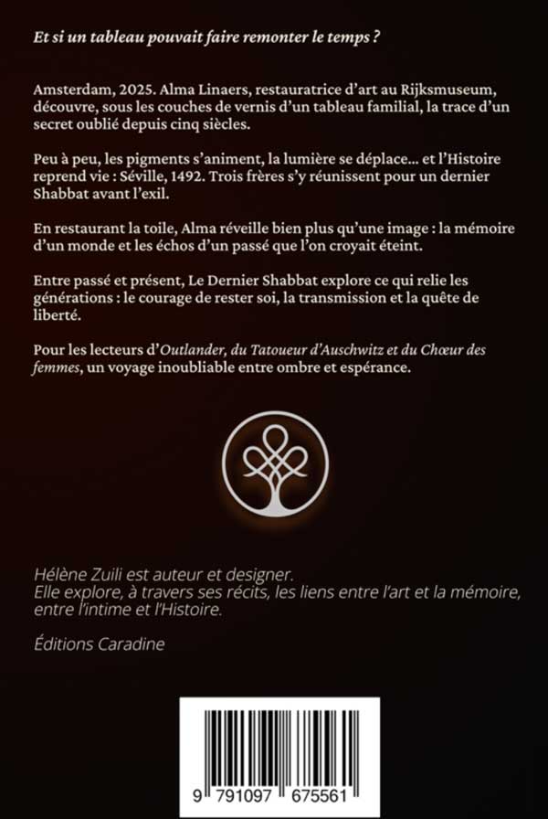 Le dernier Shabbat - dos du livre